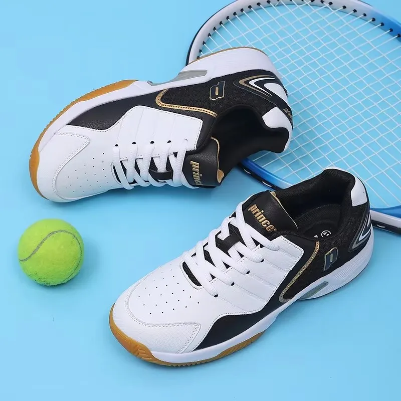Badminton Player - Profesjonalne skórzane buty do badmintona dla