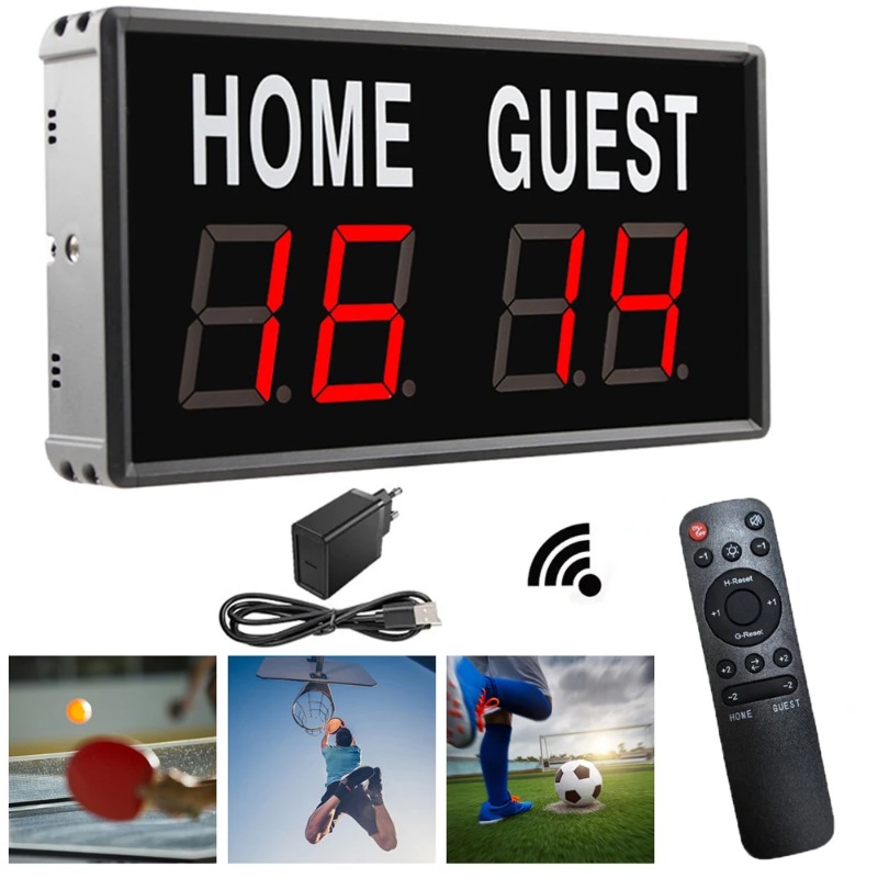 Scoreboard Digital - Elektroniczna tablica wyników LED z czterocyfrowym