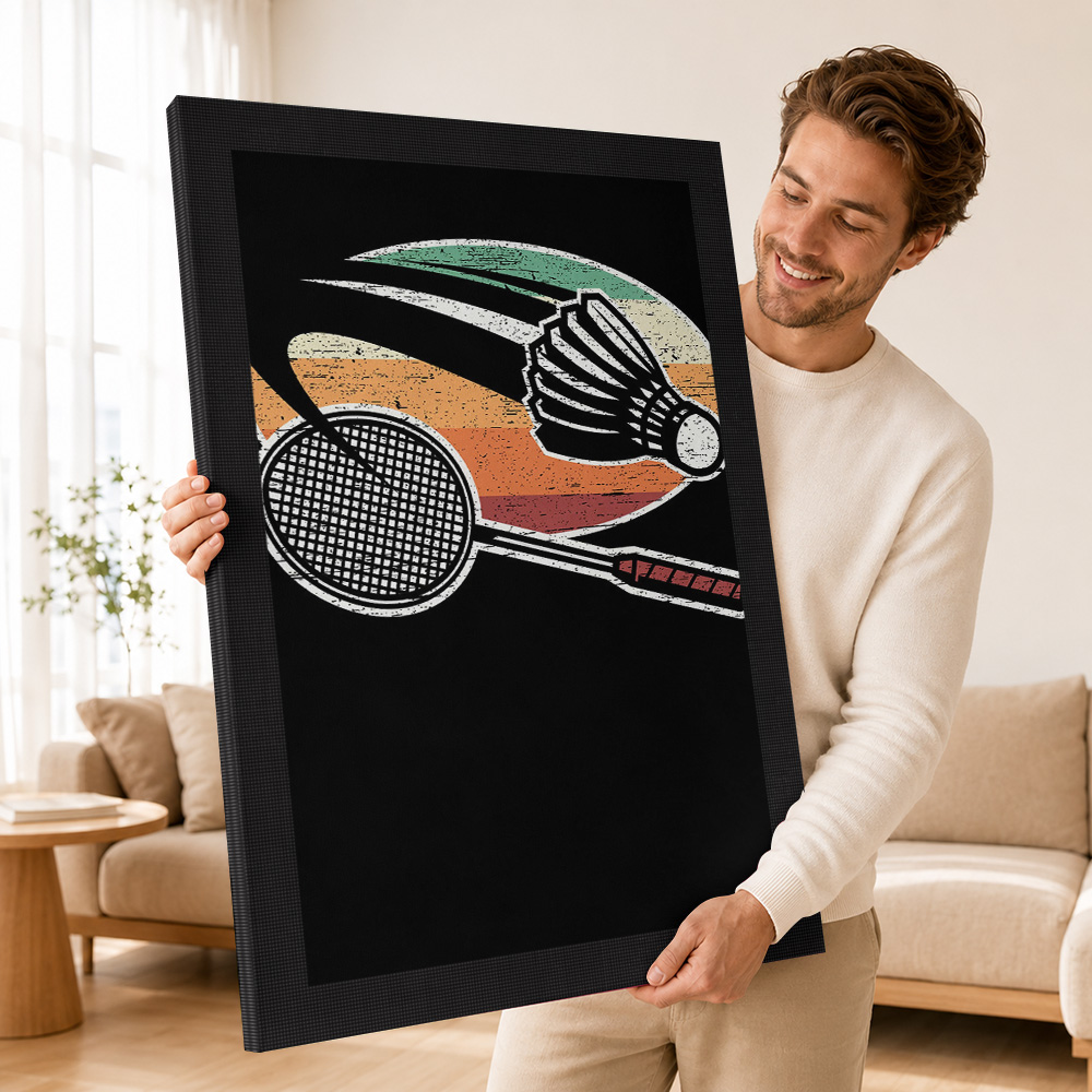 Obraz na płótnie z badmintonem – Badminton Poster recenzja i cena