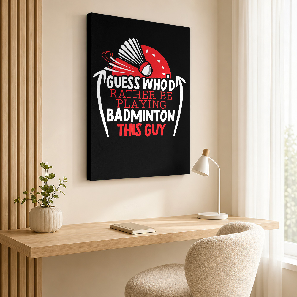 Obraz na płótnie z badmintoniś – Badminton Poster recenzja i cena