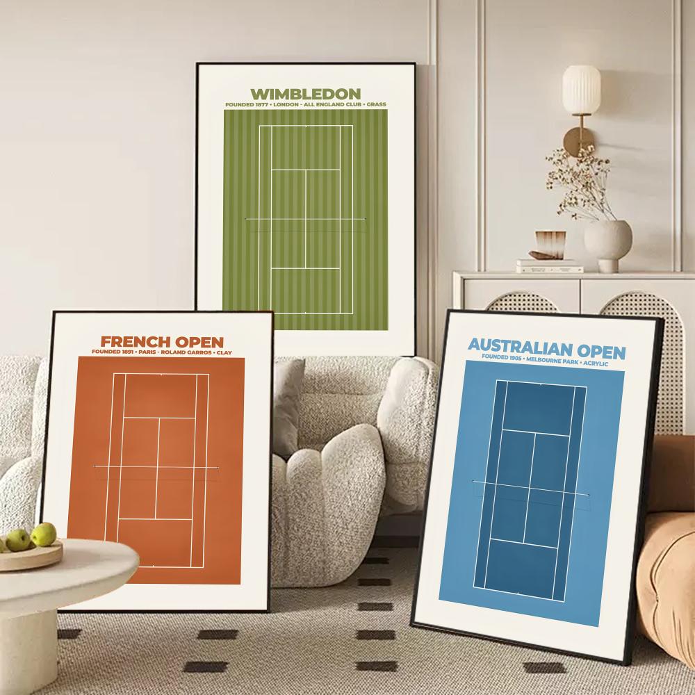 Bezramowy obraz tenisowy Grand – Badminton Poster recenzja i cena
