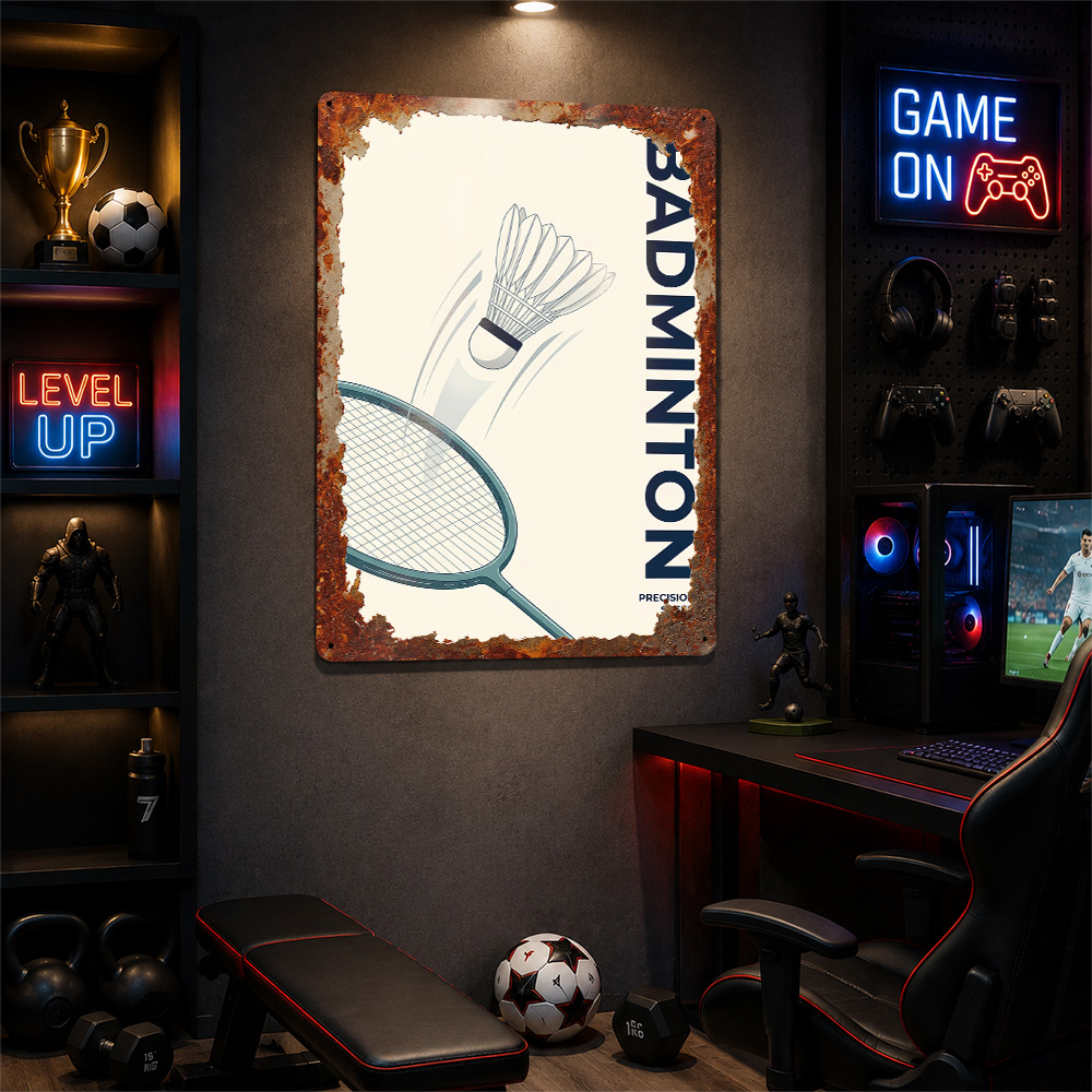 Minimalistyczny plakat sportow – Badminton Poster recenzja i cena